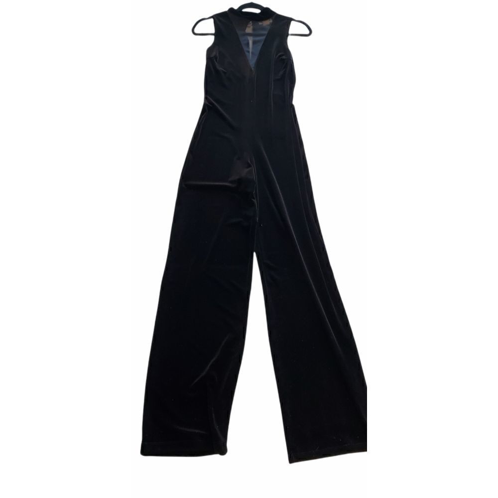 Koji Yohji Black Velour Jumpsuit Size Large